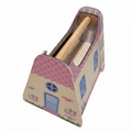 Casinha de Boneca Portátil em Madeira