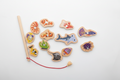 Jogo de Pesca Magnética - 12 Animais Marinhos