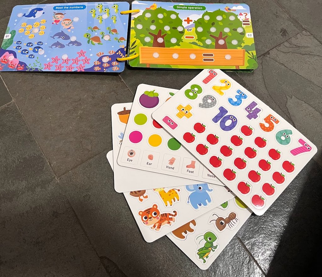Busy Book - Livro de Atividades Infantil com Velcro