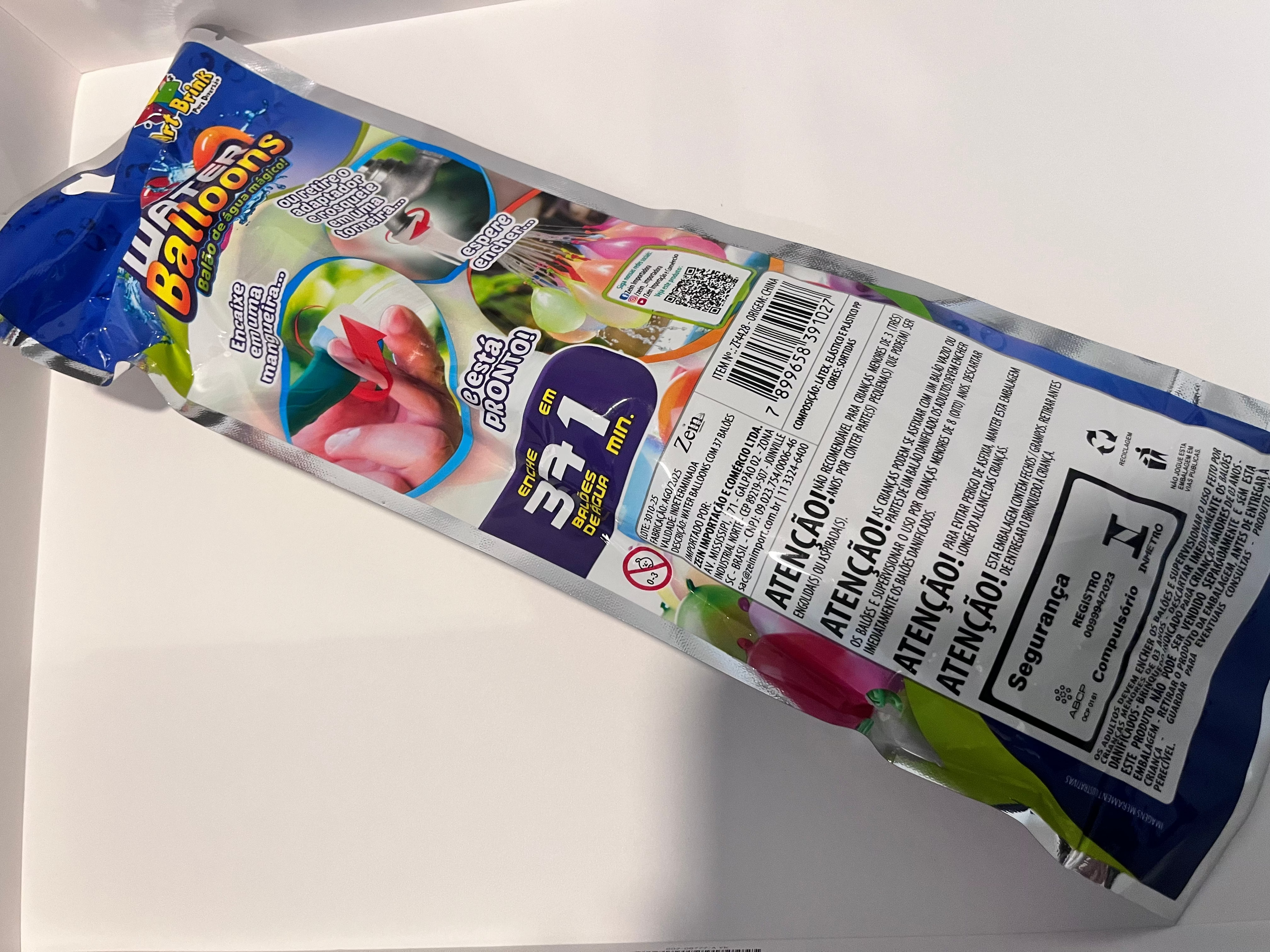 Bexiga Enche Rápido - Brincadeiras com Água