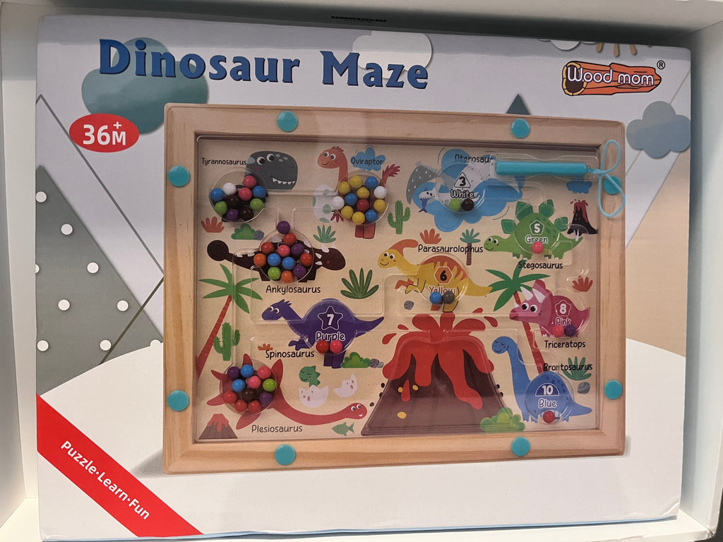 Labirinto dos Dinossauros - Jogo Magnético